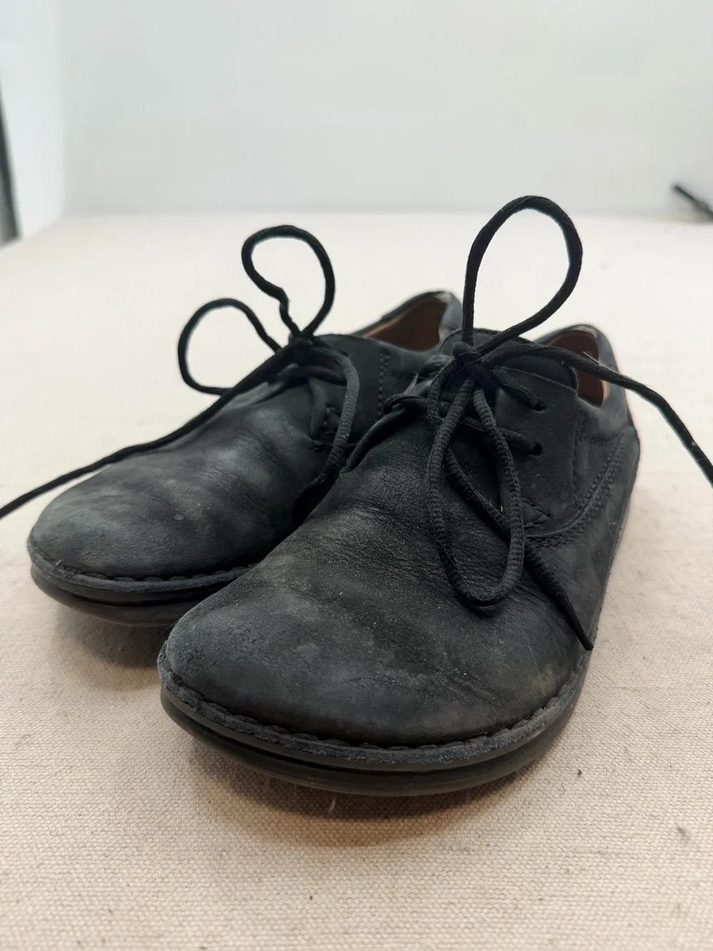 Birkenstock Memphis Suede Lace Up Loafers/ L7-M5